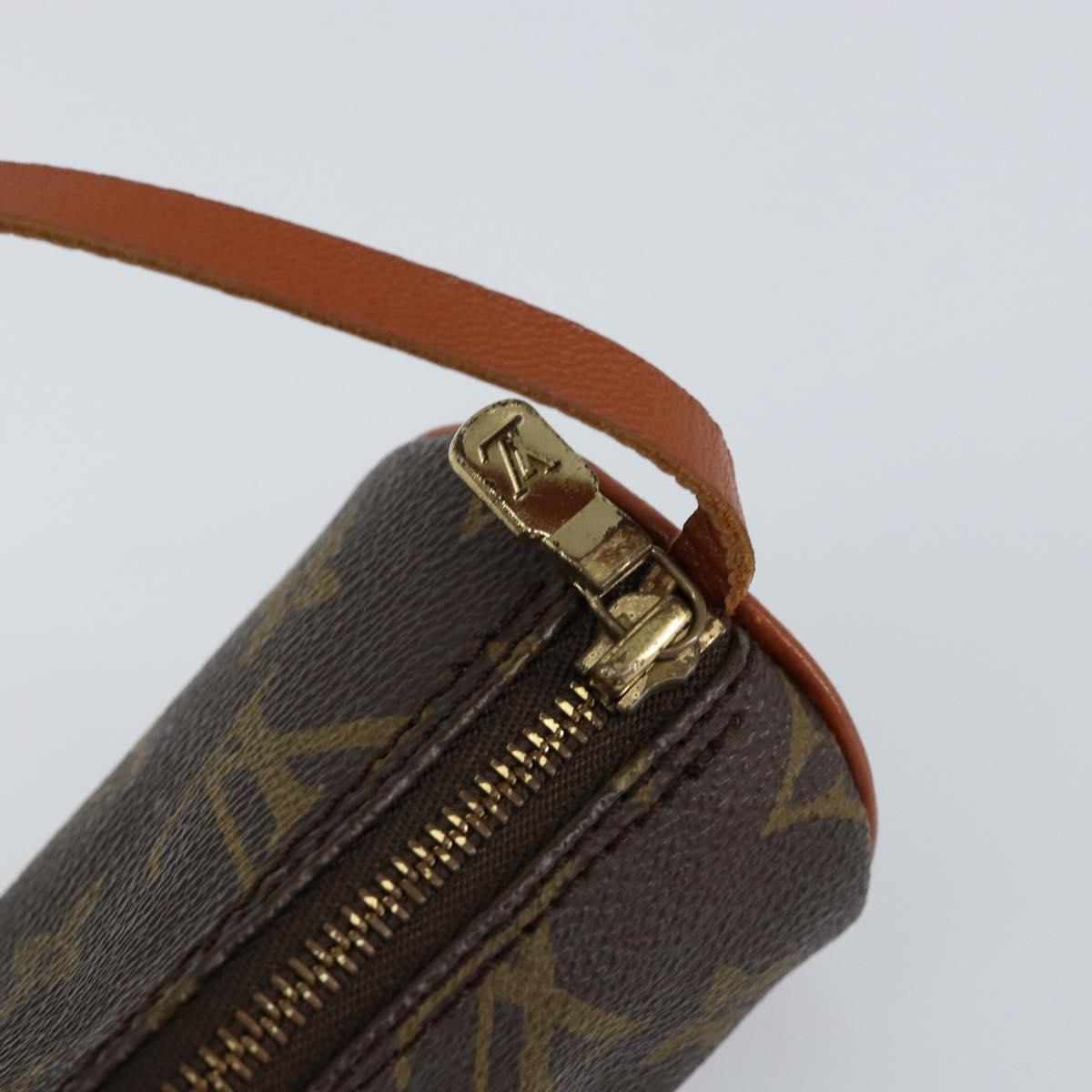 LOUIS VUITTON Monogram Papillon Pouch LV Auth 150657