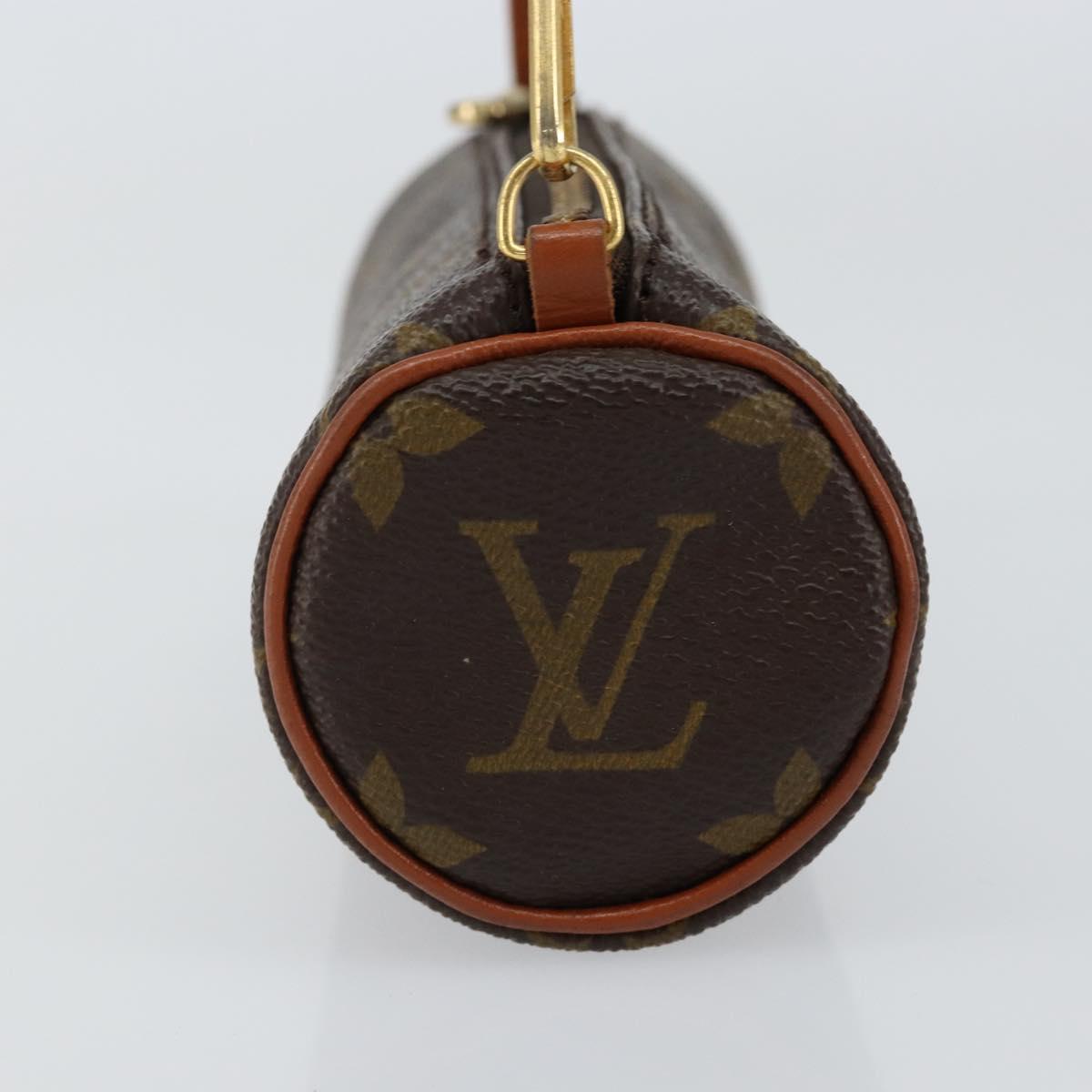 LOUIS VUITTON Monogram Papillon Pouch LV Auth 150657