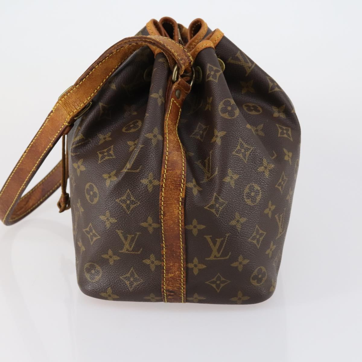 LOUIS VUITTON Monogram Petit Noe Shoulder Bag M42226 LV Auth 150658