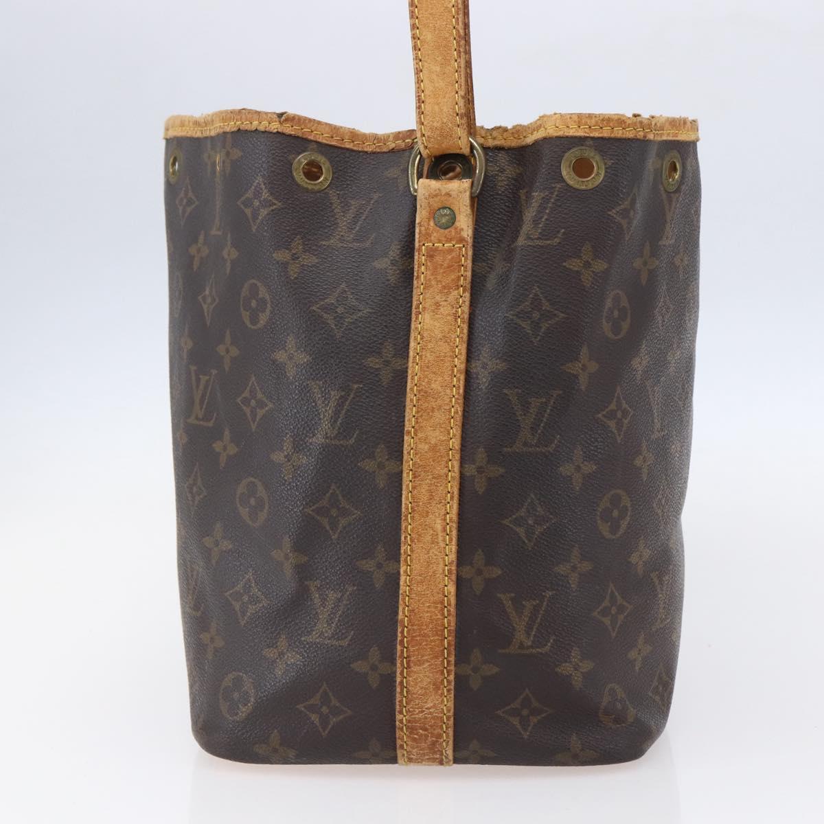 LOUIS VUITTON Monogram Petit Noe Shoulder Bag M42226 LV Auth 150660