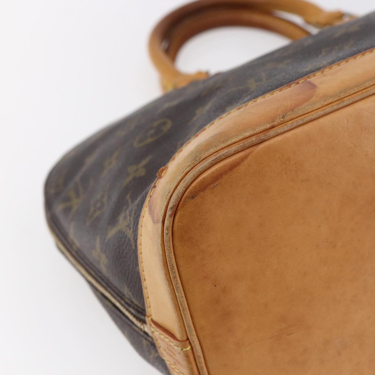 LOUIS VUITTON Monogram Alma Hand Bag M51130 LV Auth 150661