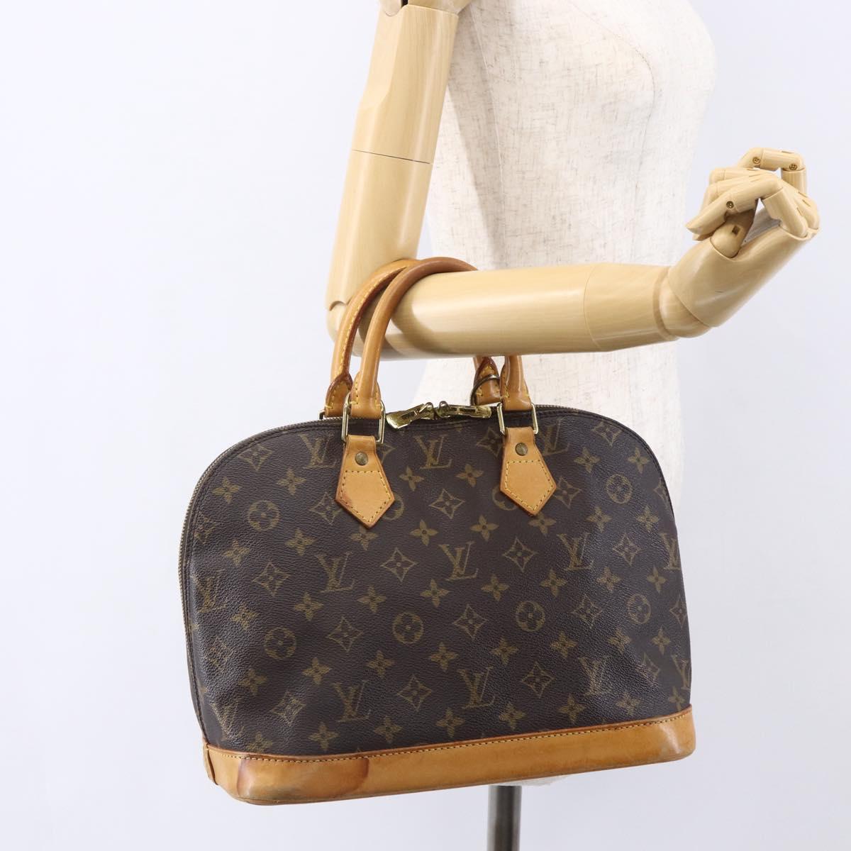LOUIS VUITTON Monogram Alma Hand Bag M51130 LV Auth 150661