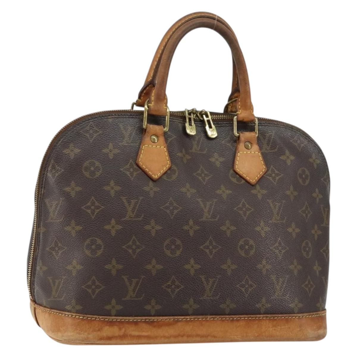 LOUIS VUITTON Monogram Alma Hand Bag M51130 LV Auth 150662