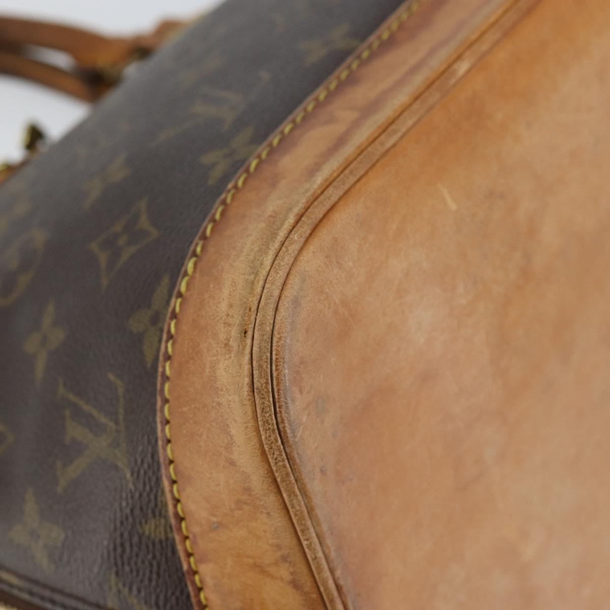 LOUIS VUITTON Monogram Alma Hand Bag M51130 LV Auth 150662