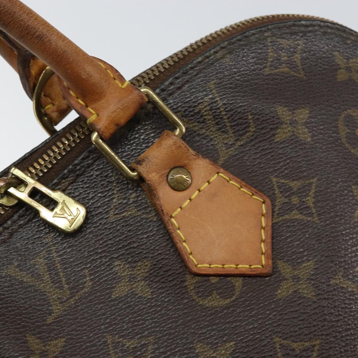 LOUIS VUITTON Monogram Alma Hand Bag M51130 LV Auth 150662