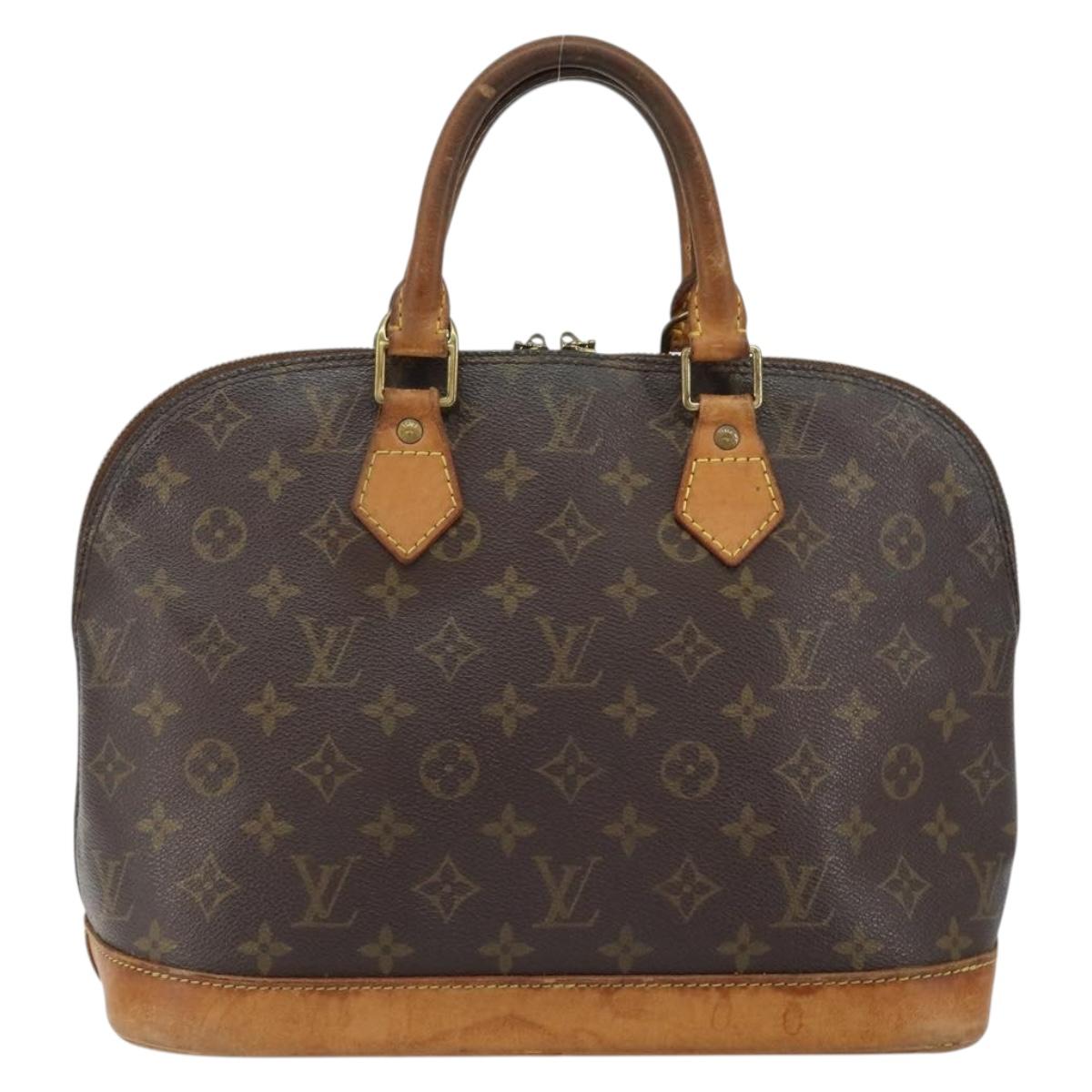 LOUIS VUITTON Monogram Alma Hand Bag M51130 LV Auth 150662