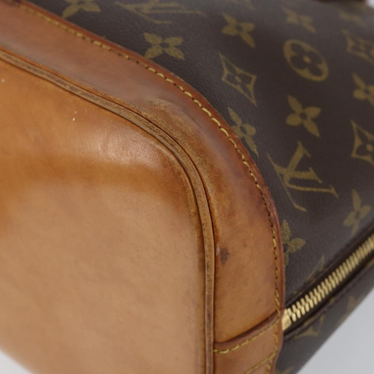 LOUIS VUITTON Monogram Alma Hand Bag M51130 LV Auth 150663