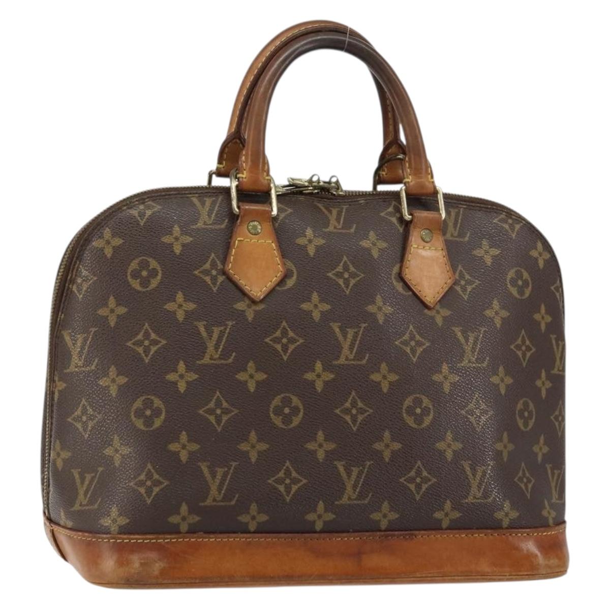 LOUIS VUITTON Monogram Alma Hand Bag M51130 LV Auth 150663