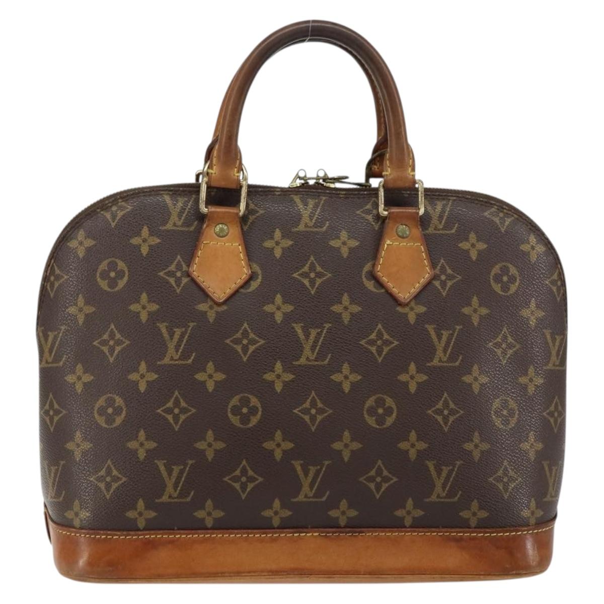 LOUIS VUITTON Monogram Alma Hand Bag M51130 LV Auth 150663
