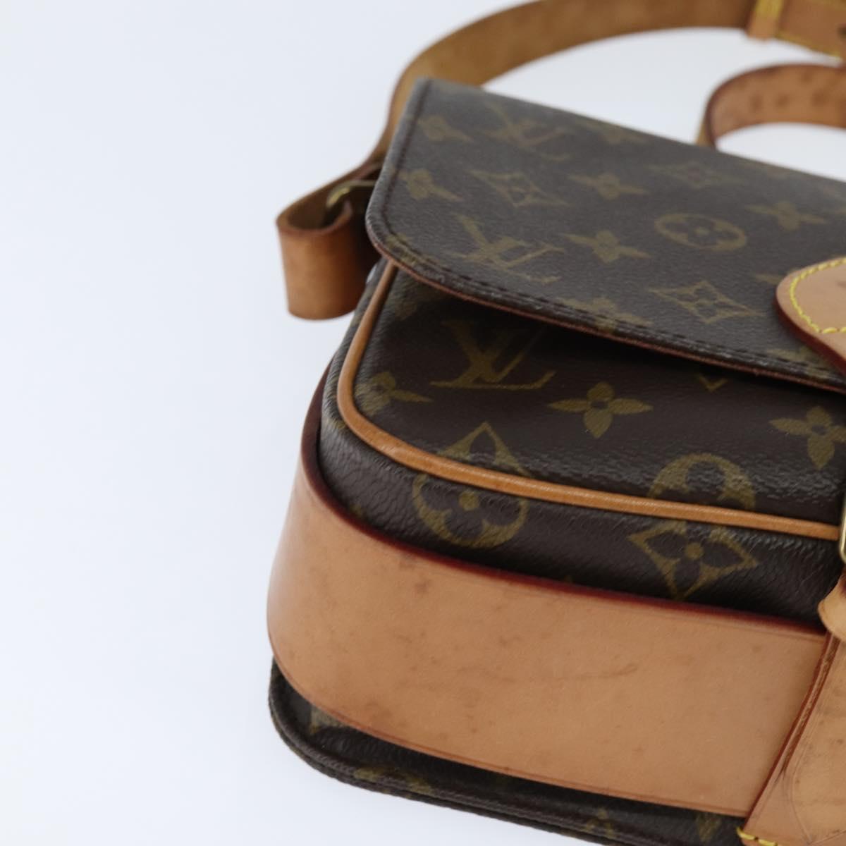 LOUIS VUITTON Monogram Cartouchiere MM Shoulder Bag M51253 LV Auth 150668