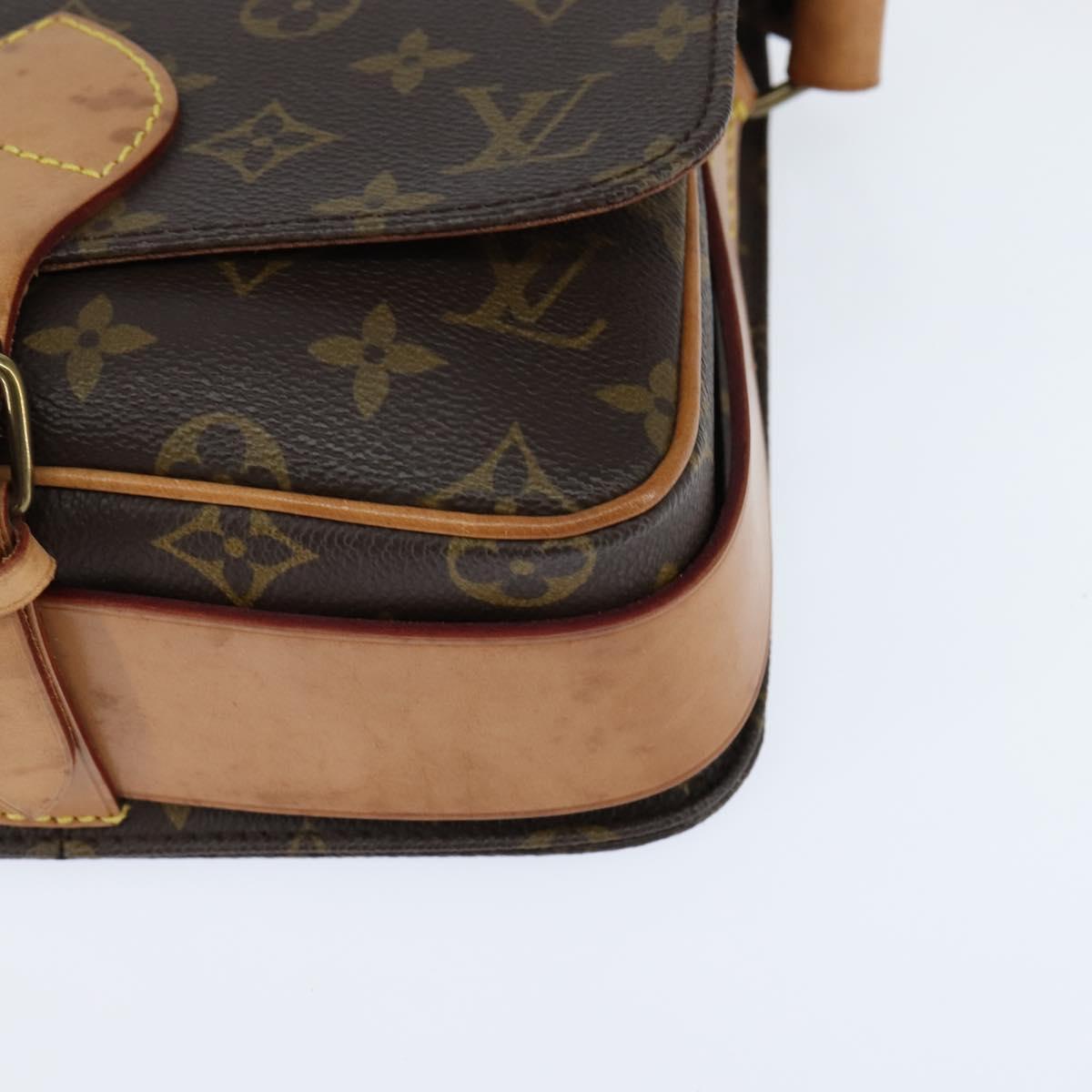 LOUIS VUITTON Monogram Cartouchiere MM Shoulder Bag M51253 LV Auth 150668