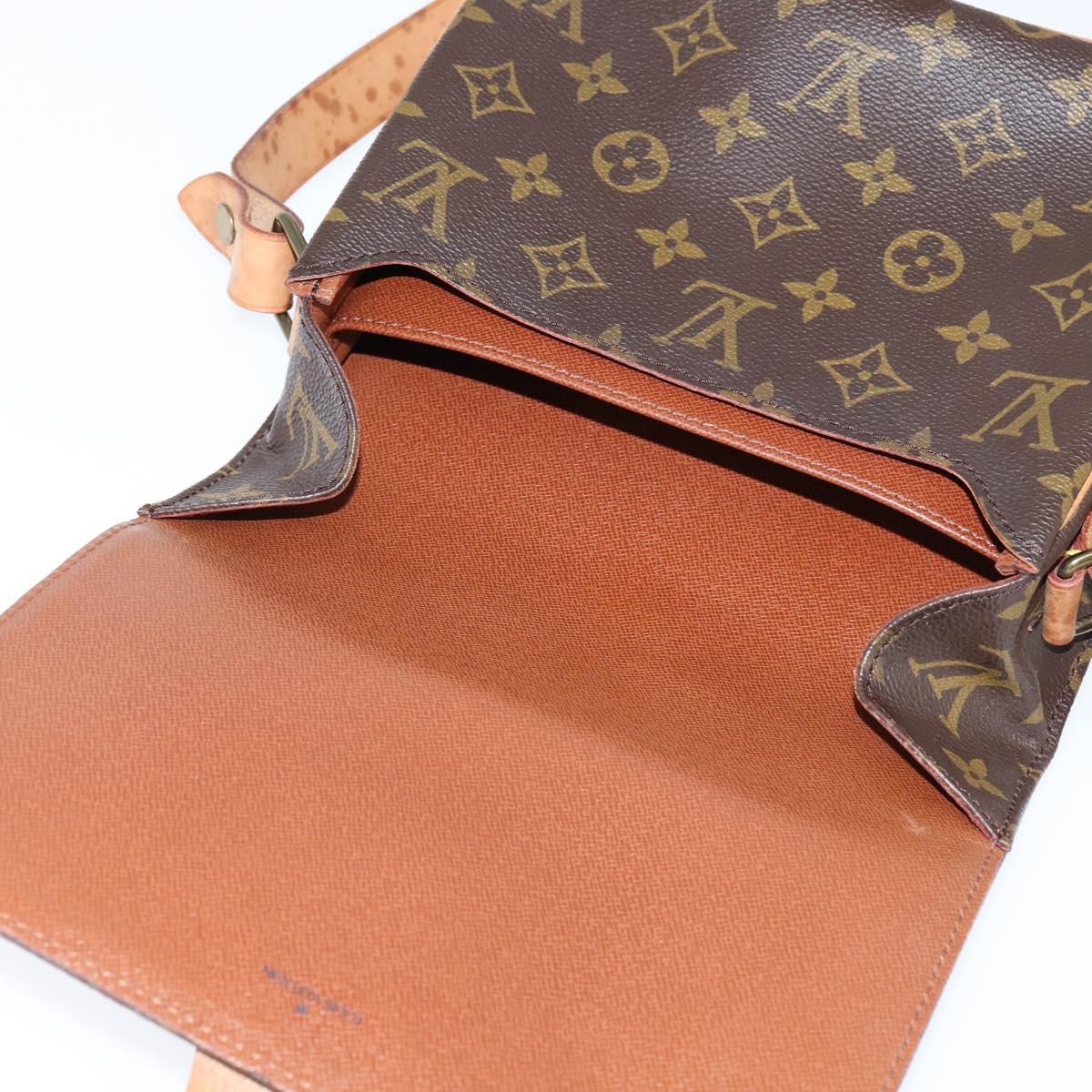 LOUIS VUITTON Monogram Cartouchiere MM Shoulder Bag M51253 LV Auth 150668