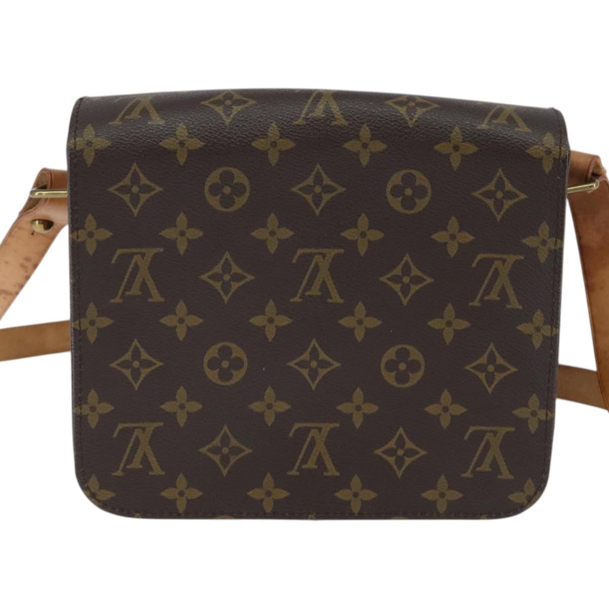 LOUIS VUITTON Monogram Cartouchiere MM Shoulder Bag M51253 LV Auth 150668
