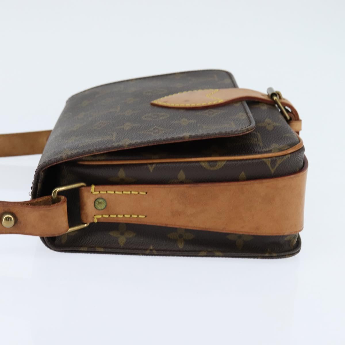 LOUIS VUITTON Monogram Cartouchiere MM Shoulder Bag M51253 LV Auth 150668