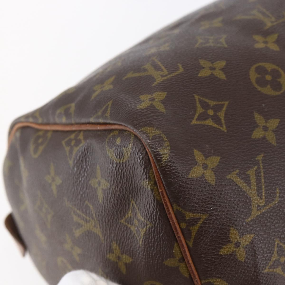LOUIS VUITTON Monogram Speedy 30 Hand Bag M41526 LV Auth 150682