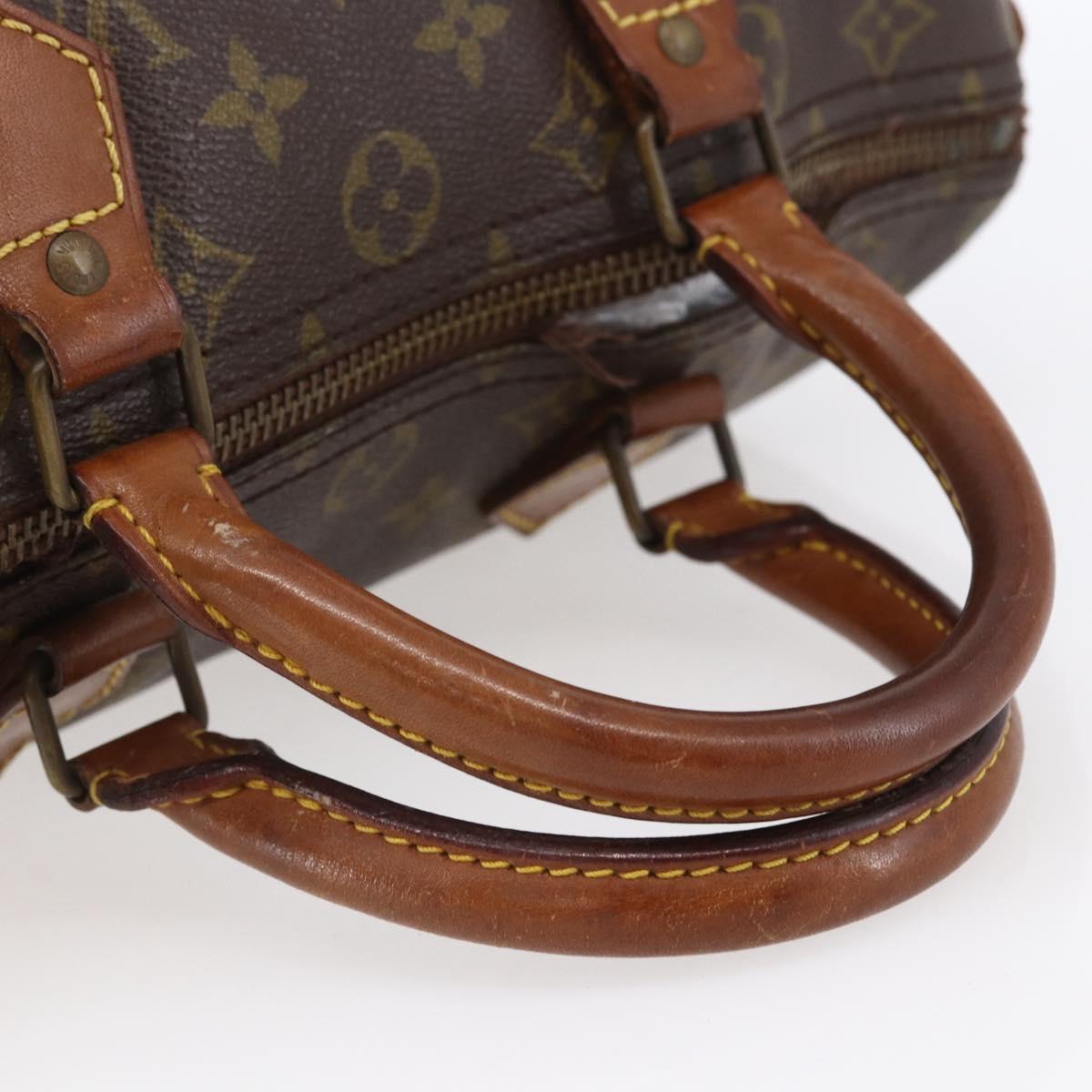 LOUIS VUITTON Monogram Speedy 30 Hand Bag M41526 LV Auth 150682