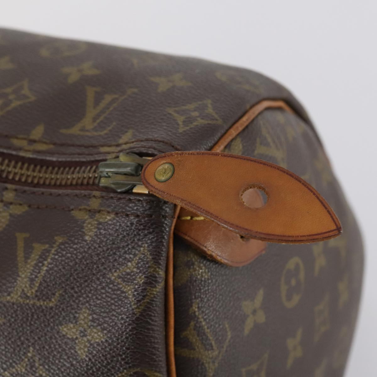 LOUIS VUITTON Monogram Speedy 40 Hand Bag M41522 LV Auth 150685