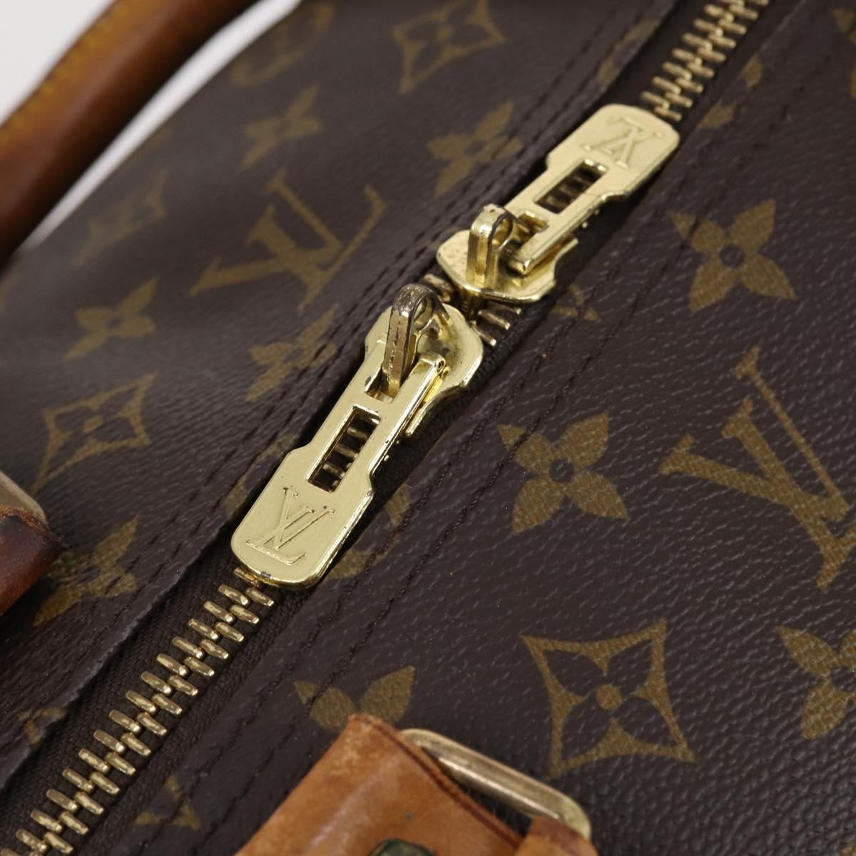 LOUIS VUITTON Monogram Keepall 60 Boston Bag M41422 LV Auth 150692