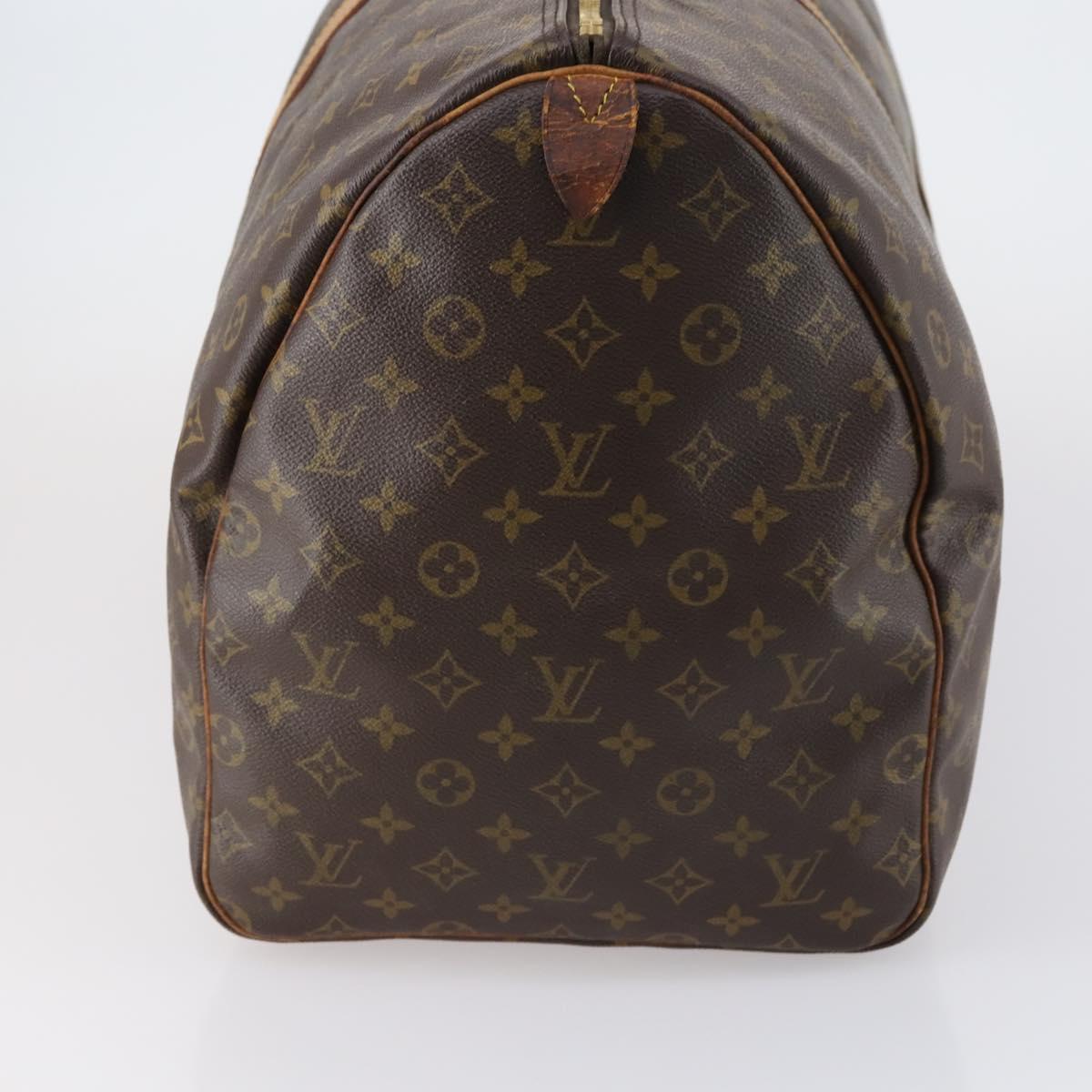 LOUIS VUITTON Monogram Keepall 60 Boston Bag M41422 LV Auth 150692