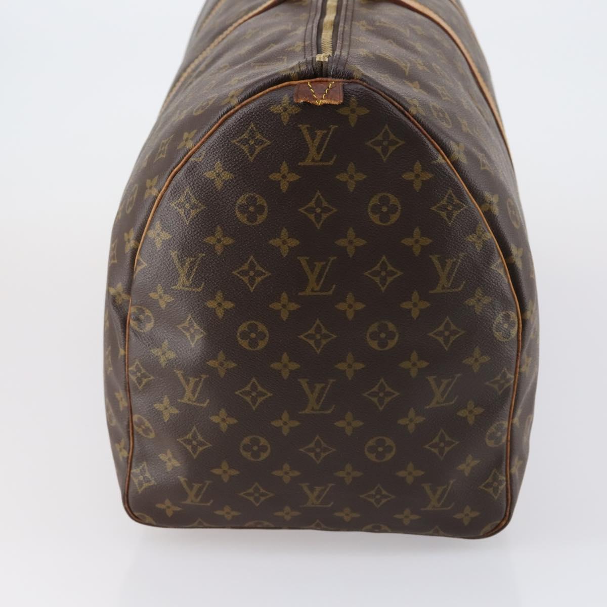 LOUIS VUITTON Monogram Keepall 60 Boston Bag M41422 LV Auth 150692