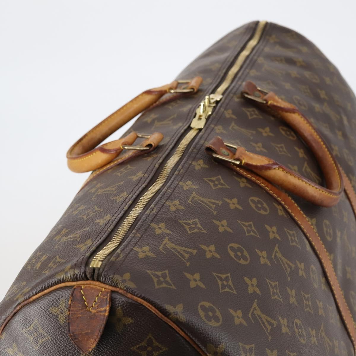 LOUIS VUITTON Monogram Keepall 60 Boston Bag M41422 LV Auth 150692
