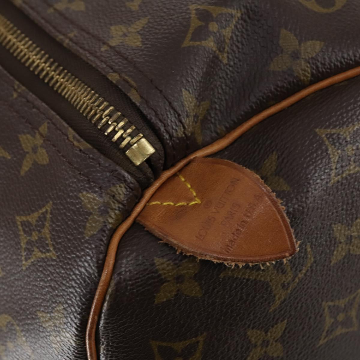 LOUIS VUITTON Monogram Keepall 60 Boston Bag M41422 LV Auth 150693