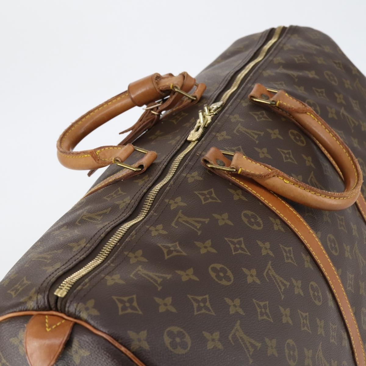 LOUIS VUITTON Monogram Keepall 60 Boston Bag M41422 LV Auth 150693