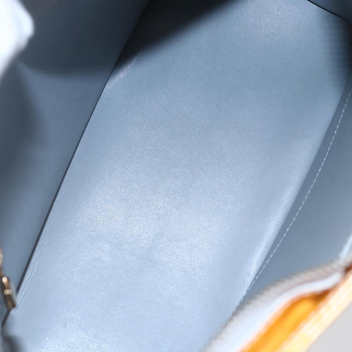 LOUIS VUITTON Monogram Vernis Houston Hand Bag Gris M91053 LV Auth 150701