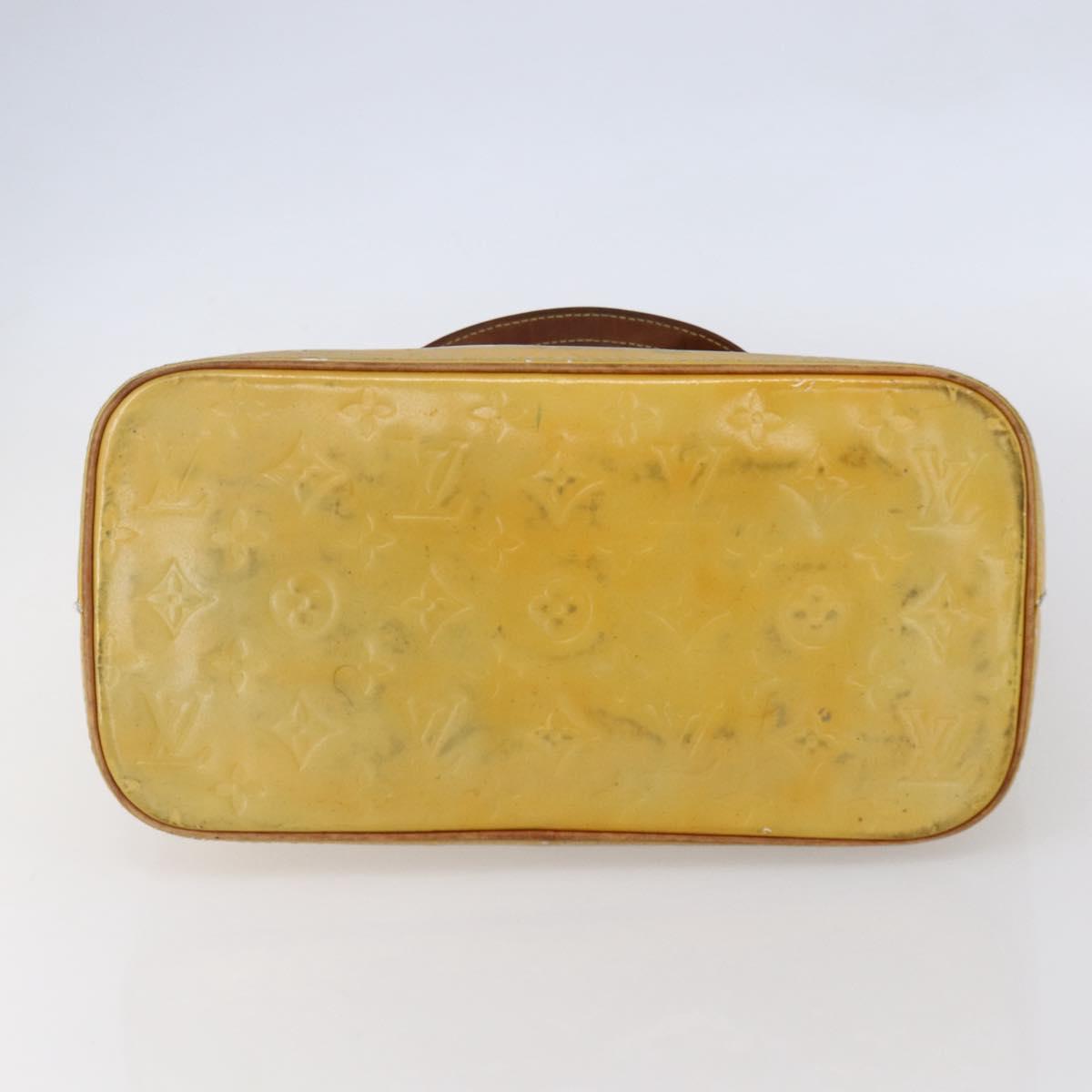 LOUIS VUITTON Monogram Vernis Houston Hand Bag Gris M91053 LV Auth 150702