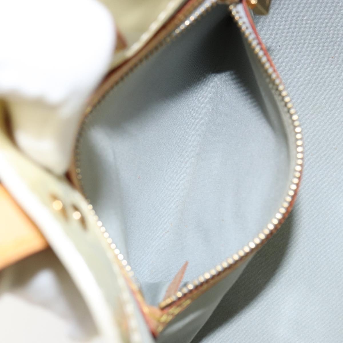 LOUIS VUITTON Monogram Vernis Reade PM Hand Bag Perle M91336 LV Auth 150707