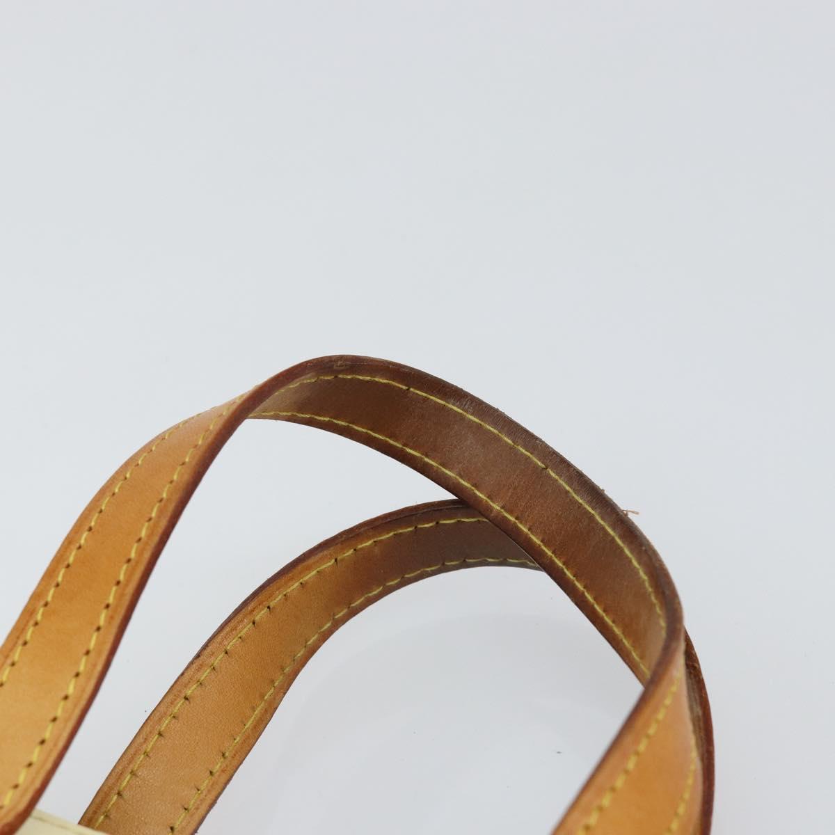 LOUIS VUITTON Monogram Vernis Reade PM Hand Bag Perle M91336 LV Auth 150707