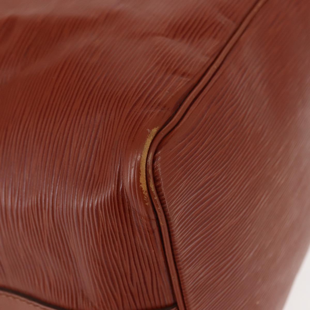 LOUIS VUITTON Epi Petit Noe Shoulder Bag Brown M44103 LV Auth 150711