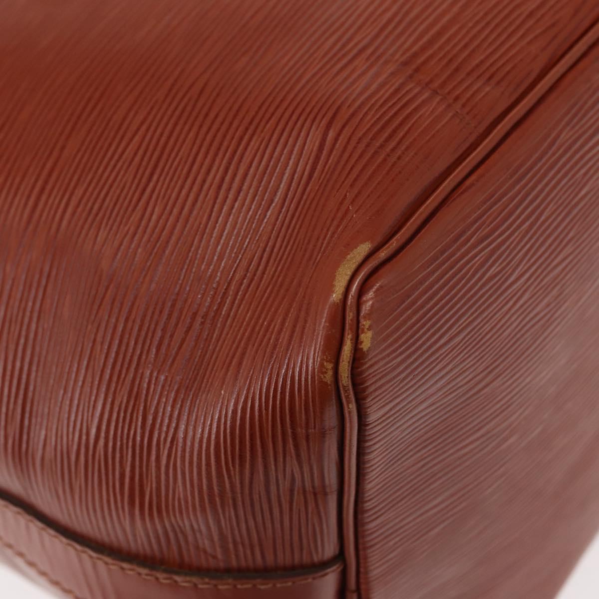 LOUIS VUITTON Epi Petit Noe Shoulder Bag Brown M44103 LV Auth 150711