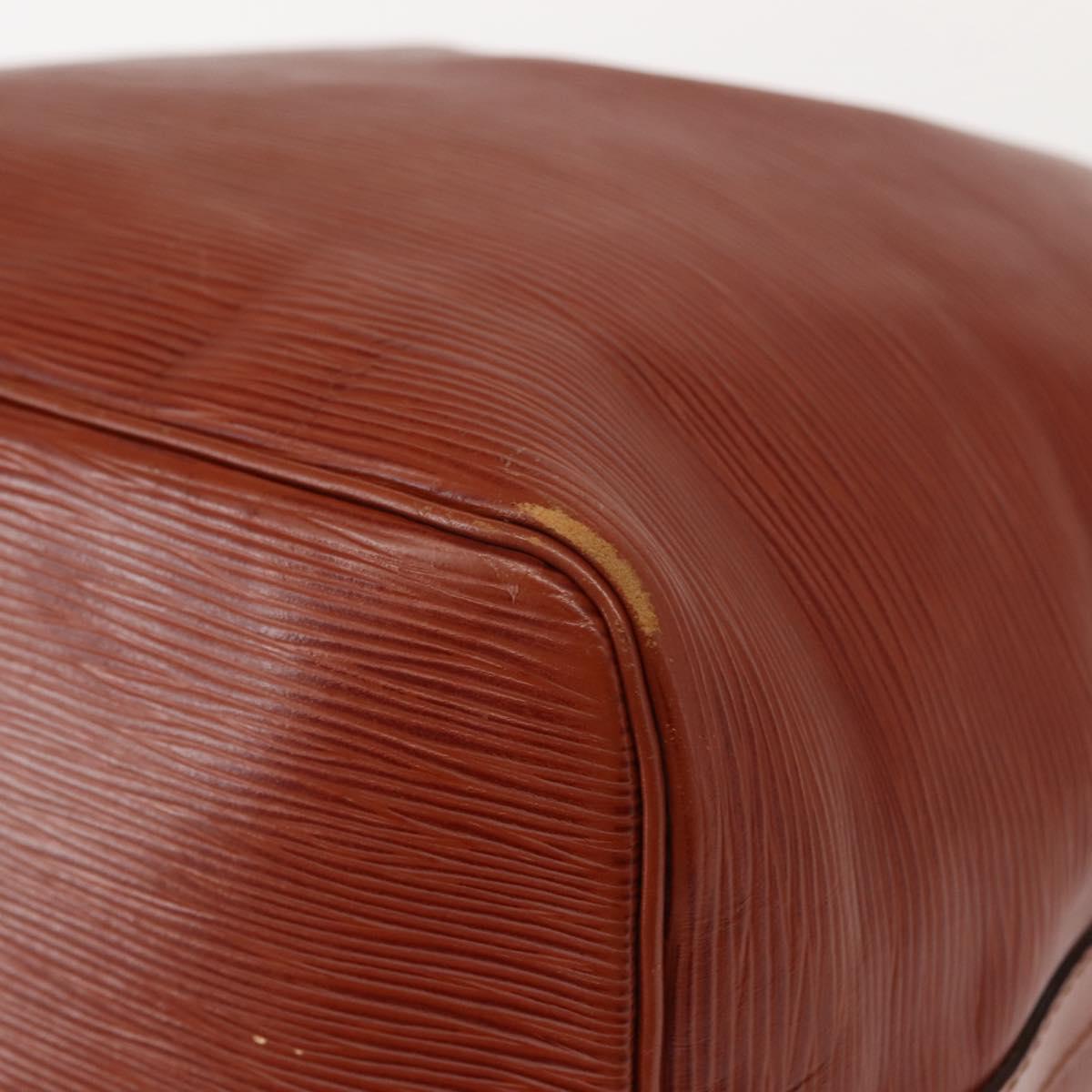 LOUIS VUITTON Epi Petit Noe Shoulder Bag Brown M44103 LV Auth 150711