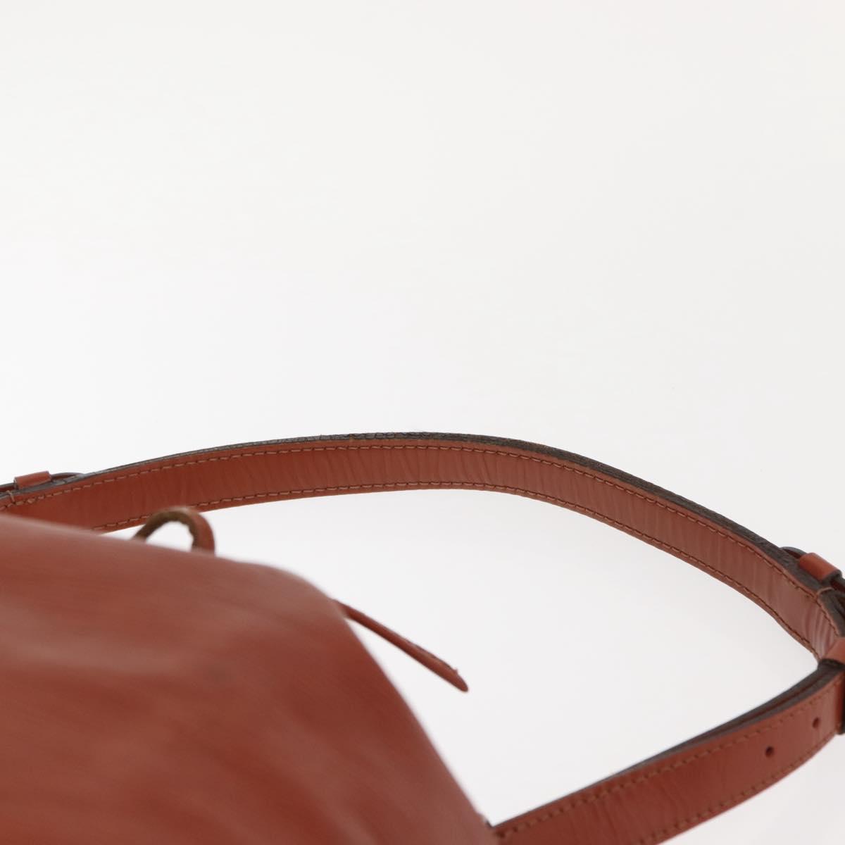 LOUIS VUITTON Epi Petit Noe Shoulder Bag Brown M44103 LV Auth 150711