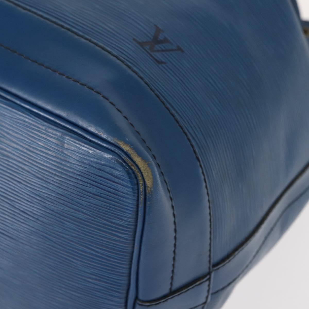 LOUIS VUITTON Epi Noe Shoulder Bag Toledo Blue M44005 LV Auth 150712