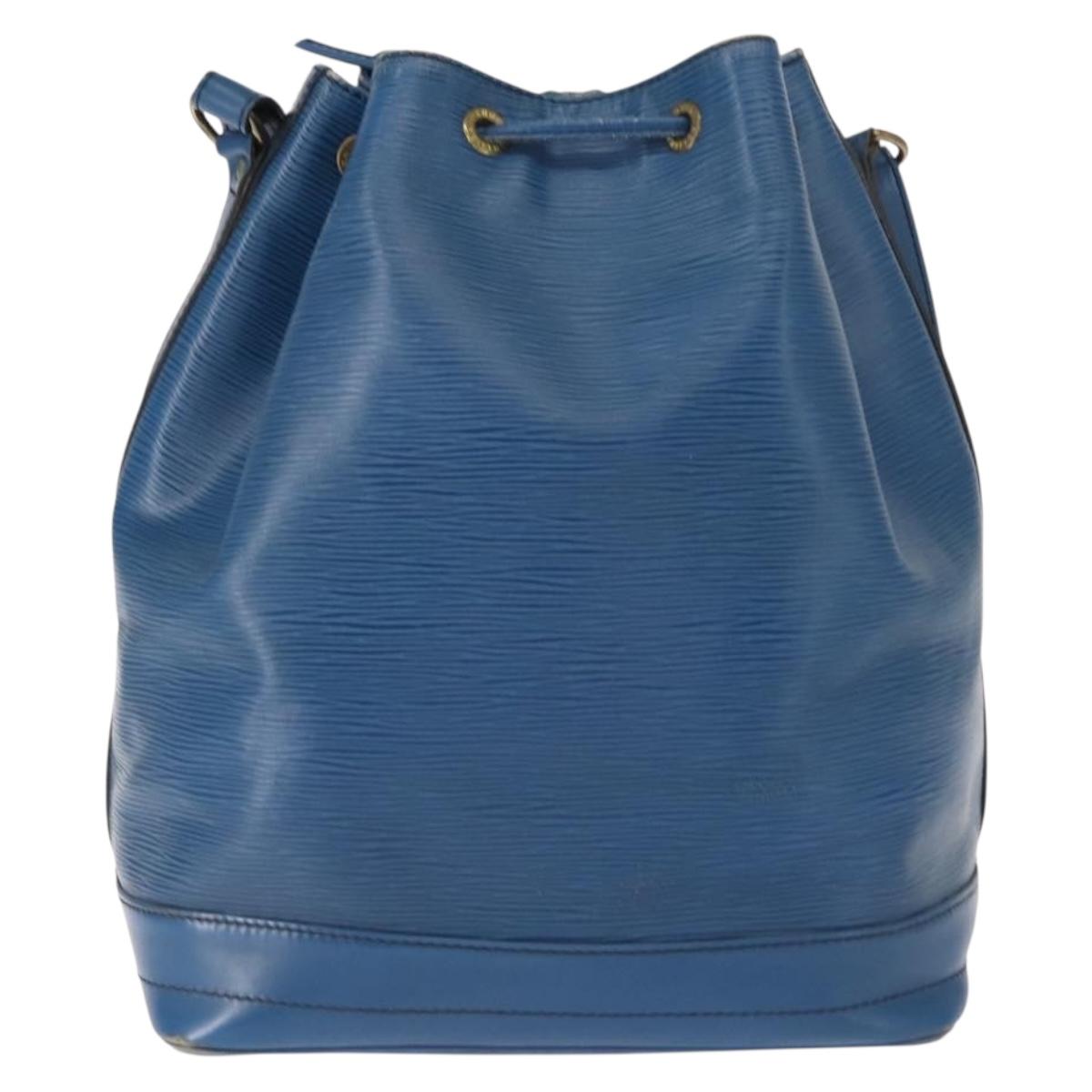 LOUIS VUITTON Epi Noe Shoulder Bag Toledo Blue M44005 LV Auth 150712