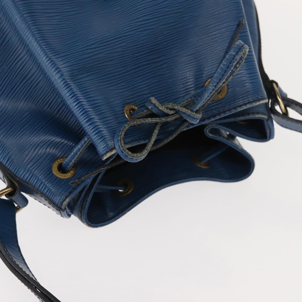 LOUIS VUITTON Epi Noe Shoulder Bag Toledo Blue M44005 LV Auth 150712