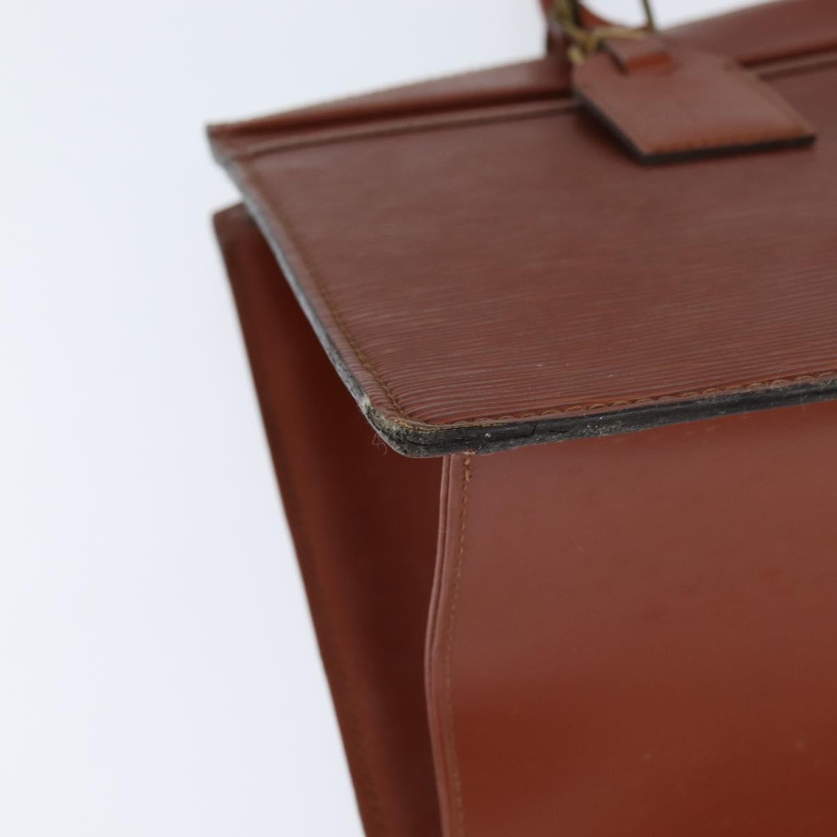 LOUIS VUITTON Epi Riviera Hand Bag Brown M48183 LV Auth 150713