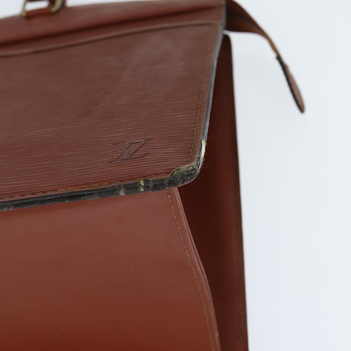 LOUIS VUITTON Epi Riviera Hand Bag Brown M48183 LV Auth 150713
