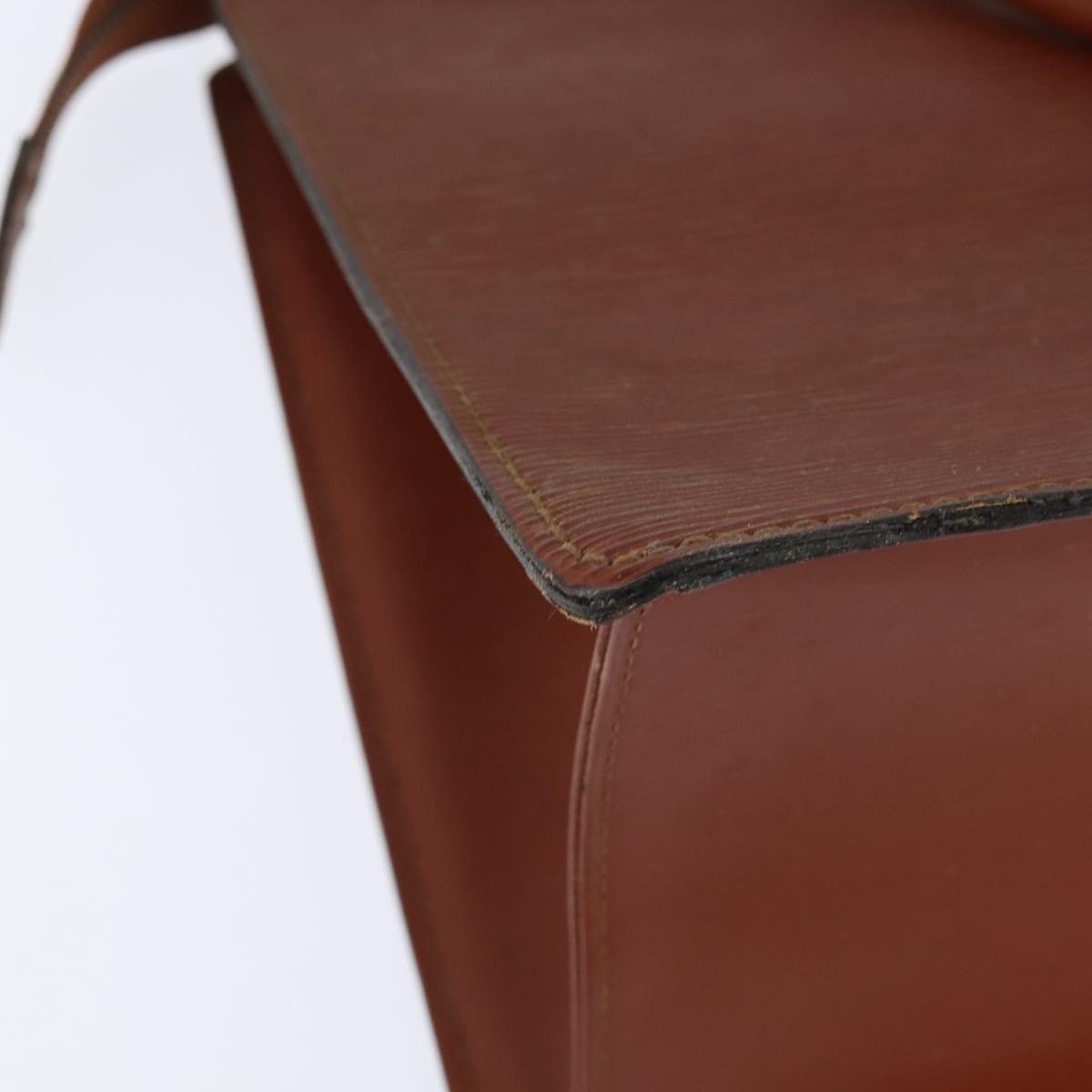 LOUIS VUITTON Epi Riviera Hand Bag Brown M48183 LV Auth 150713