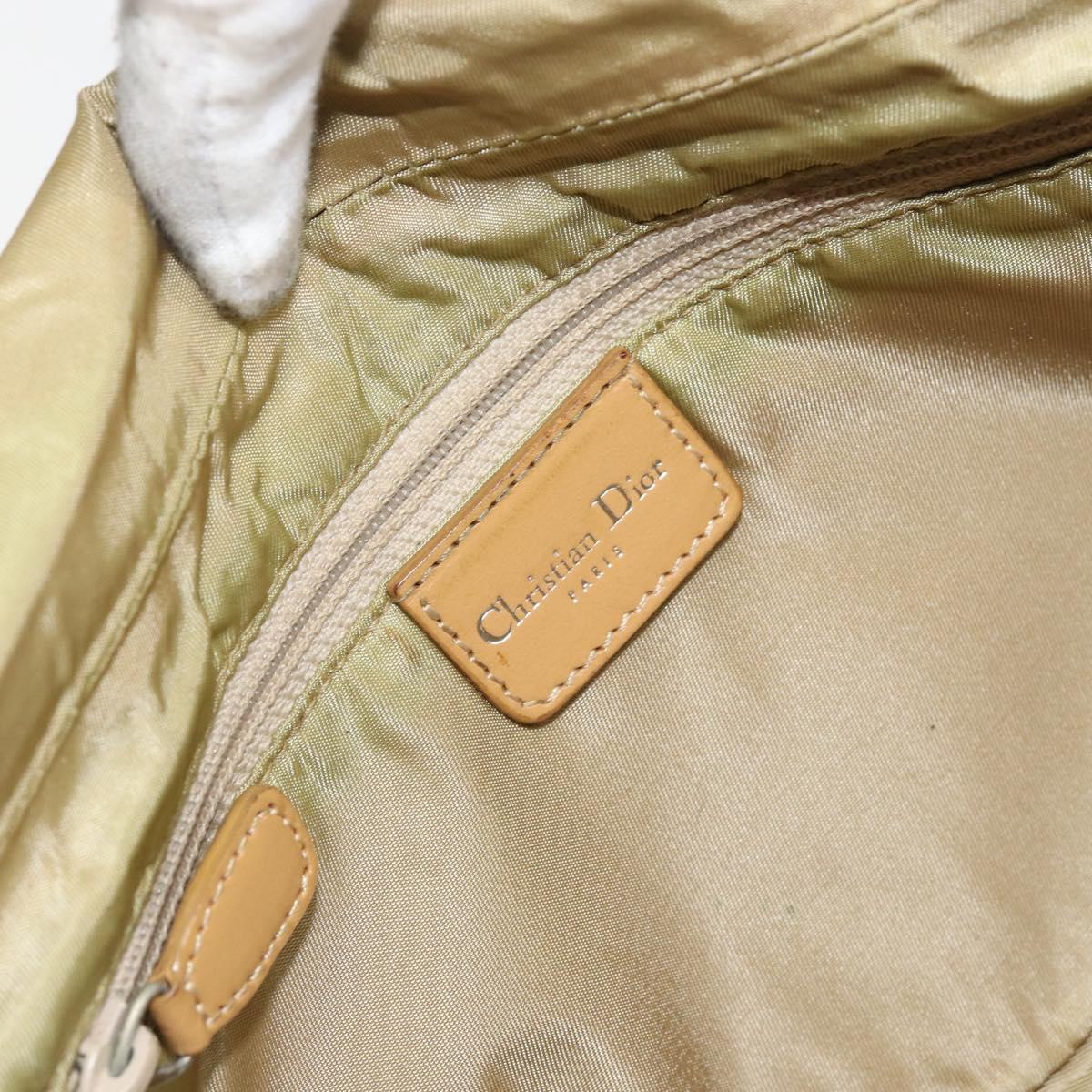 Christian Dior Maris Pearl Shoulder Bag Denim Navy Auth 150779