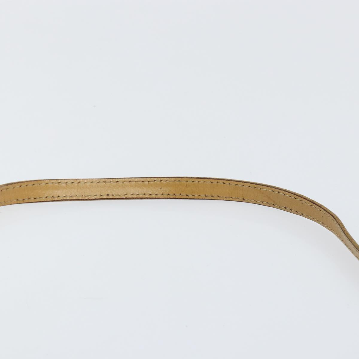 Christian Dior Maris Pearl Shoulder Bag Denim Navy Auth 150779