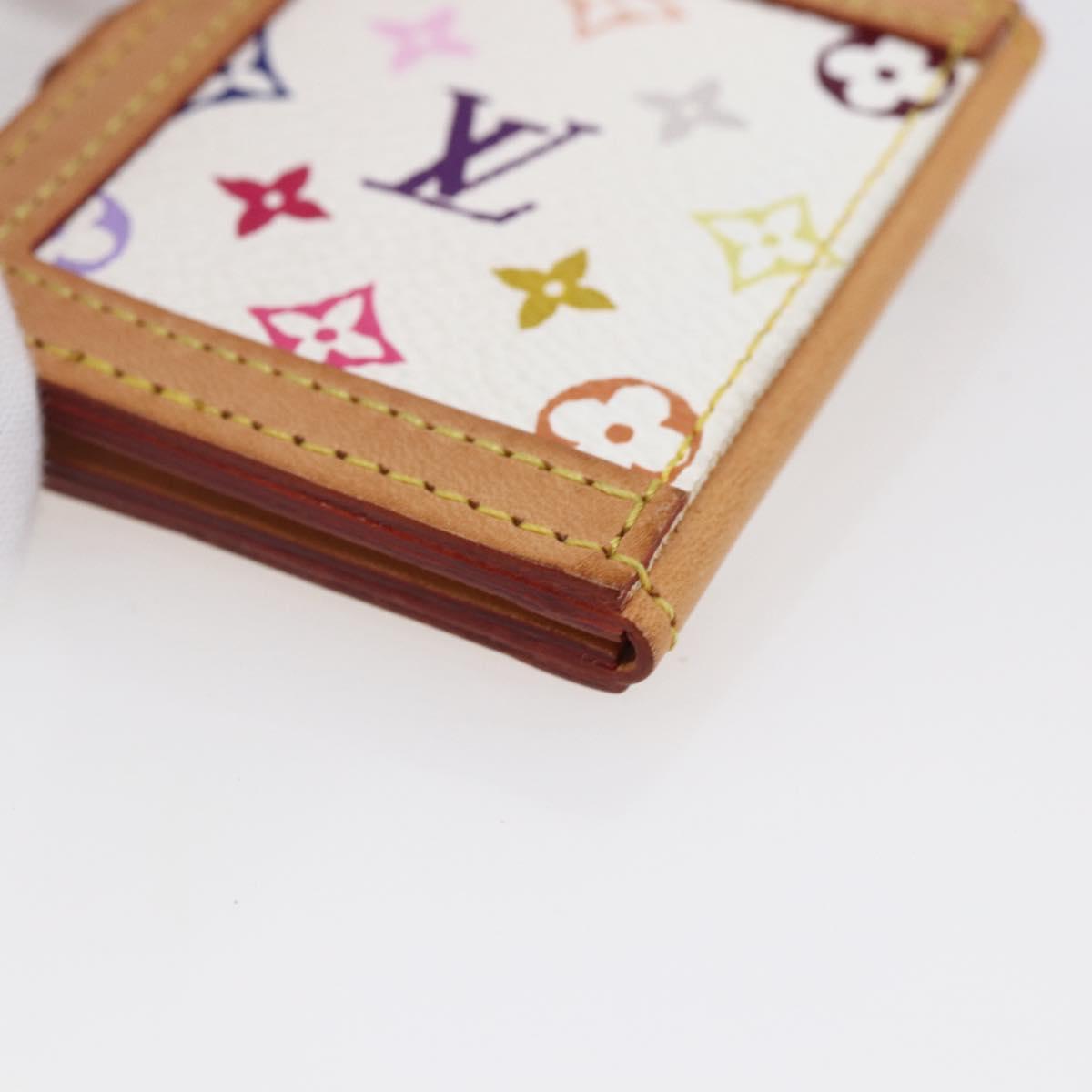 LOUIS VUITTON Multicolor Portofoto 2 Photo Frame White M58003 LV Auth 150787