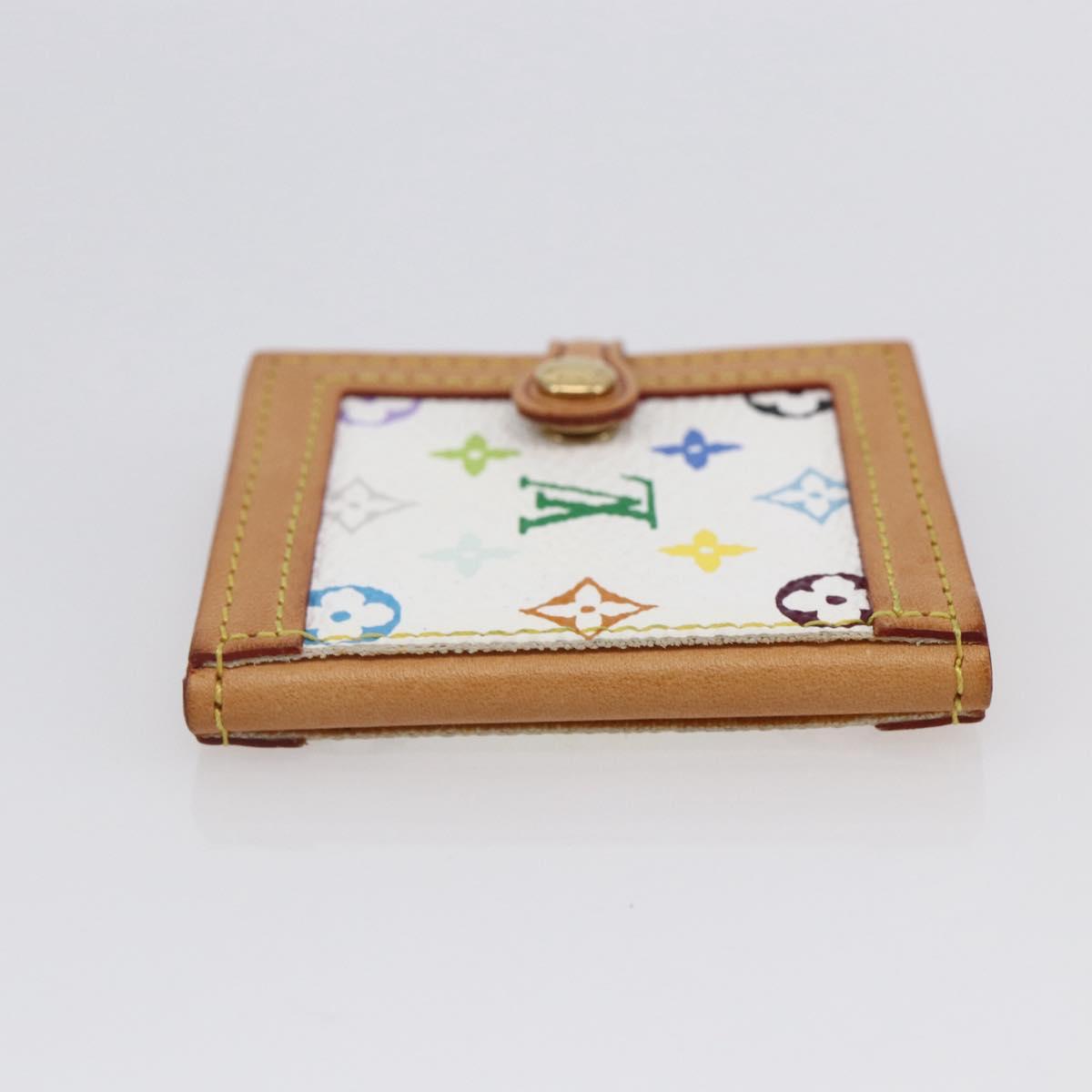 LOUIS VUITTON Multicolor Portofoto 2 Photo Frame White M58003 LV Auth 150787