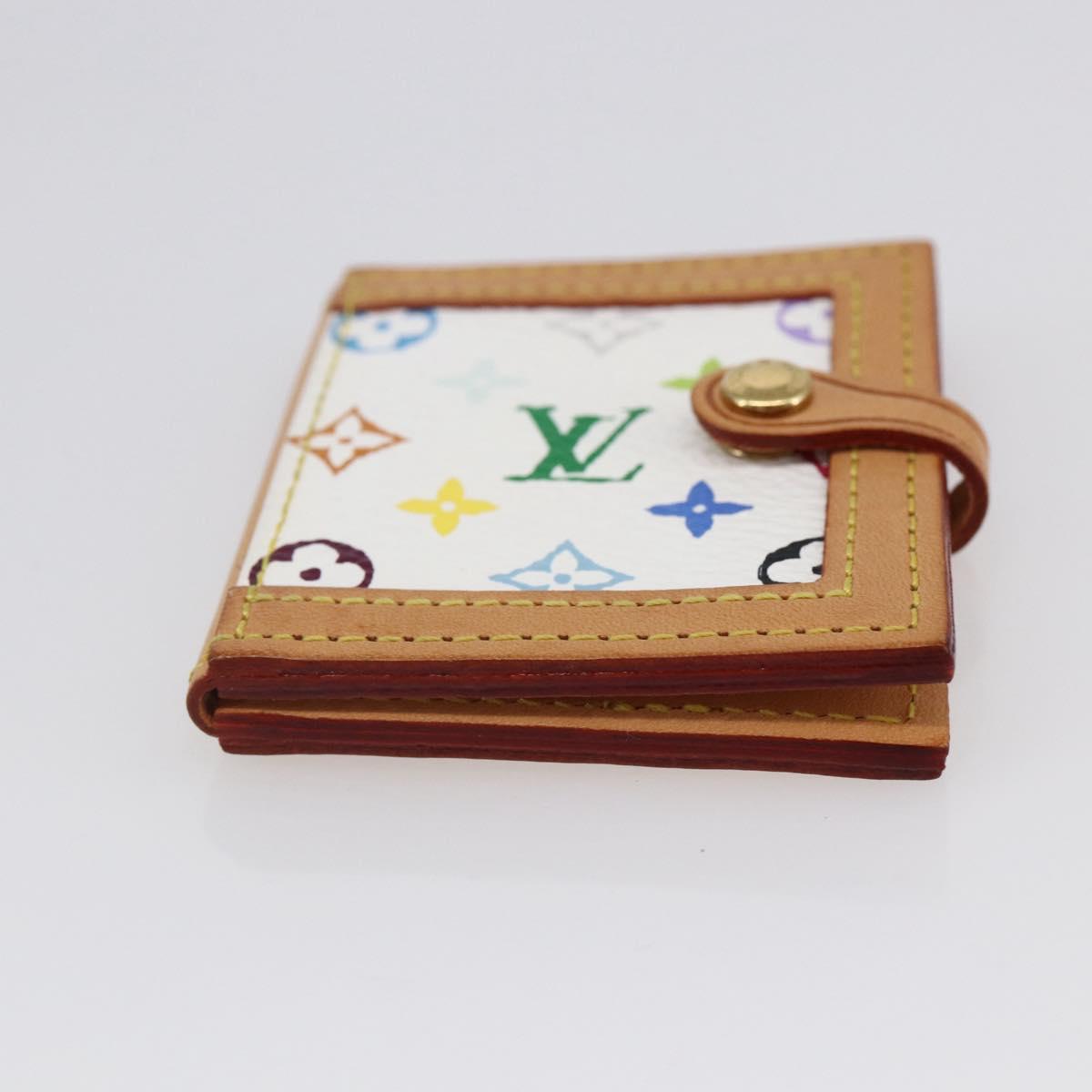 LOUIS VUITTON Multicolor Portofoto 2 Photo Frame White M58003 LV Auth 150787