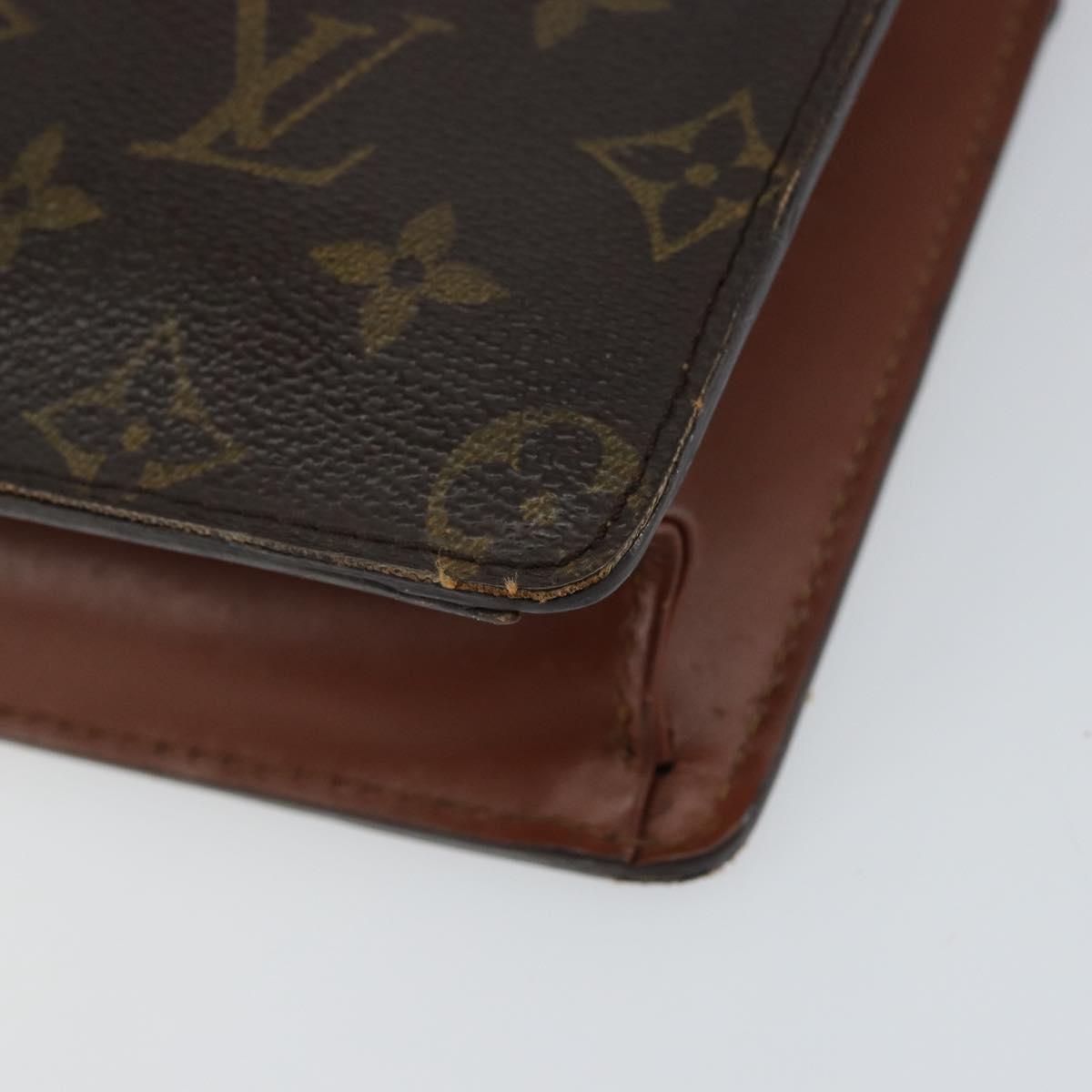 LOUIS VUITTON Monogram Pochette Homme Clutch Bag M51795 LV Auth 150800