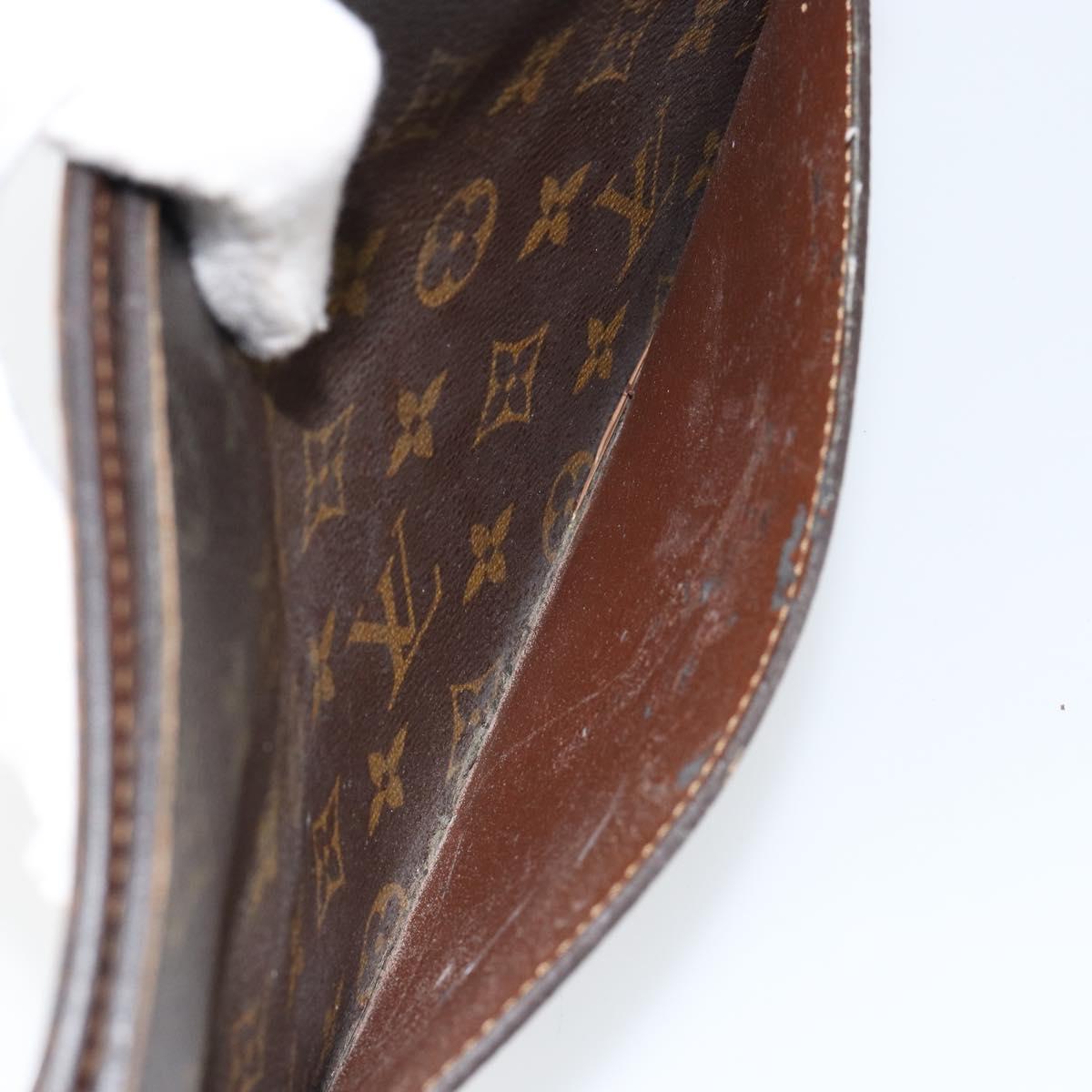 LOUIS VUITTON Monogram Pochette Homme Clutch Bag M51795 LV Auth 150800