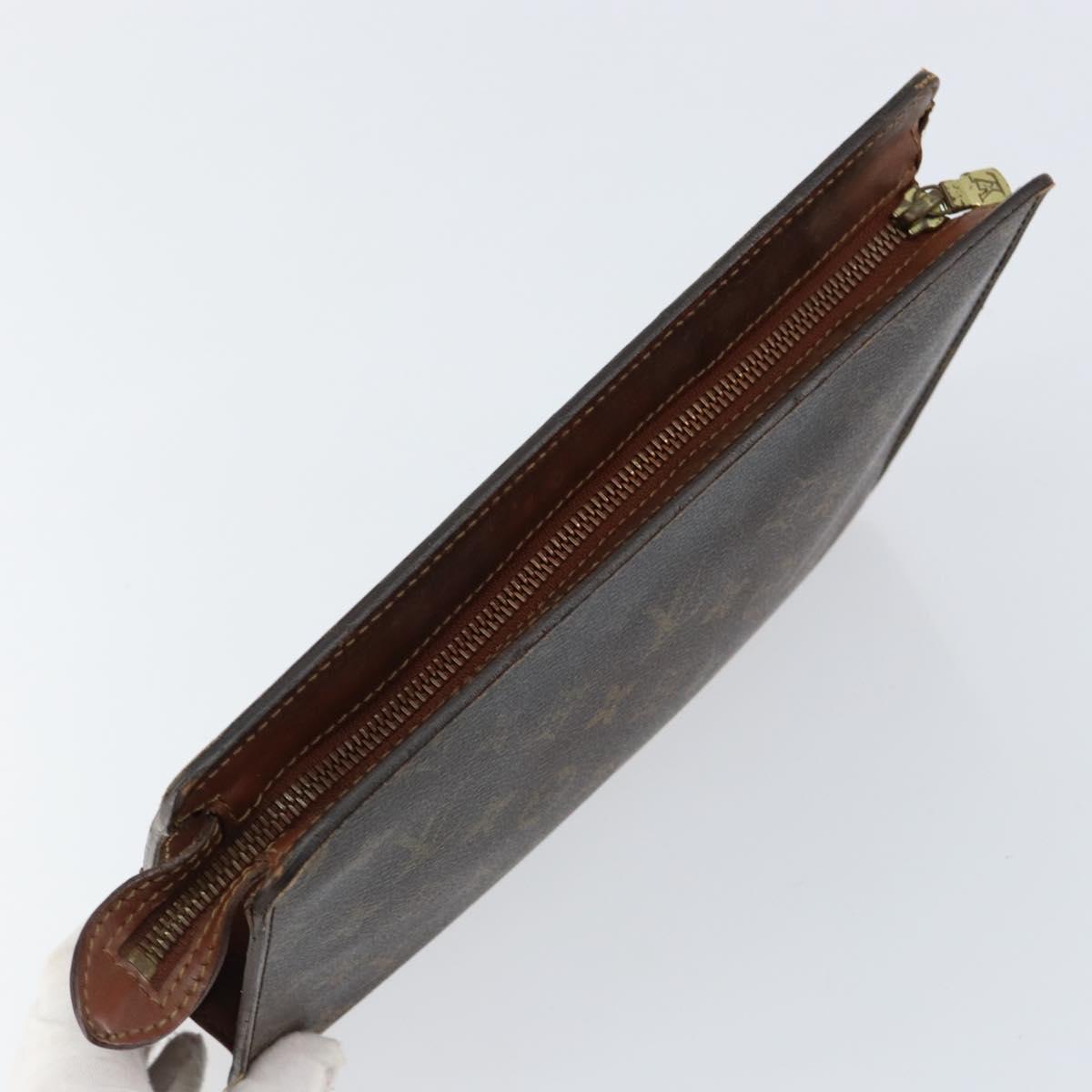 LOUIS VUITTON Monogram Pochette Homme Clutch Bag M51795 LV Auth 150800