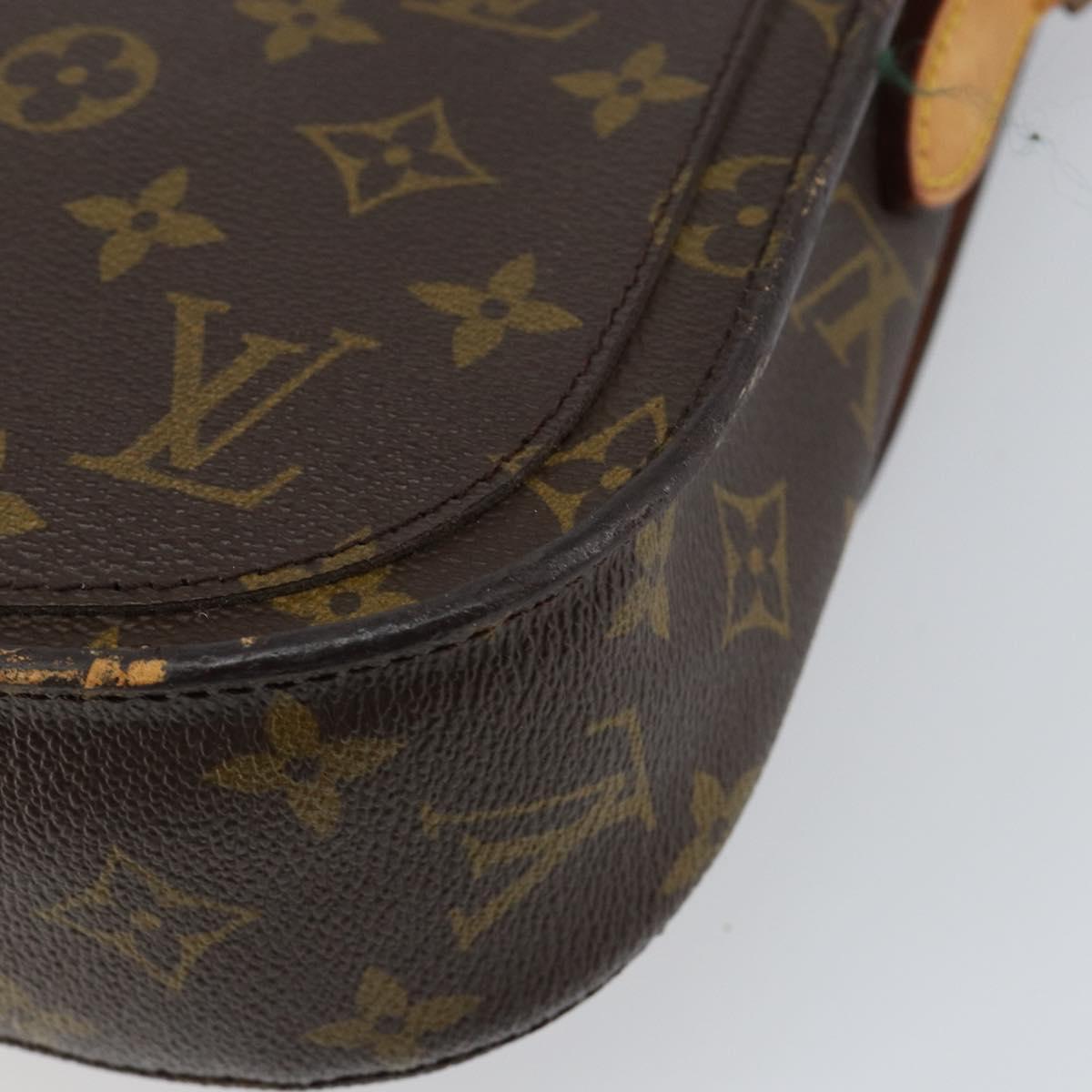 LOUIS VUITTON Monogram Saint Cloud GM Shoulder Bag Vintage M51242 LV Auth 150801